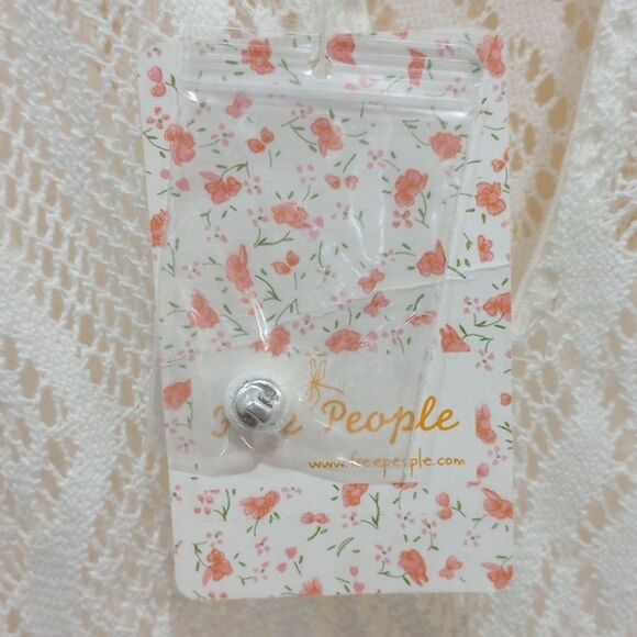 Free People Rock Candy Lace Mock Neck Dress Ivory Size XS NWT $128 Retail - Picture 8 of 15